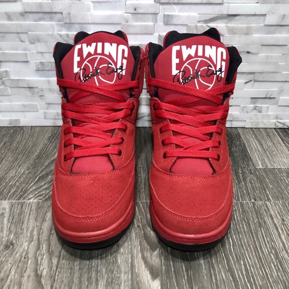 Ewing 33 Hi Red & Black OG VNDS With OG Box - Picture 7 of 16